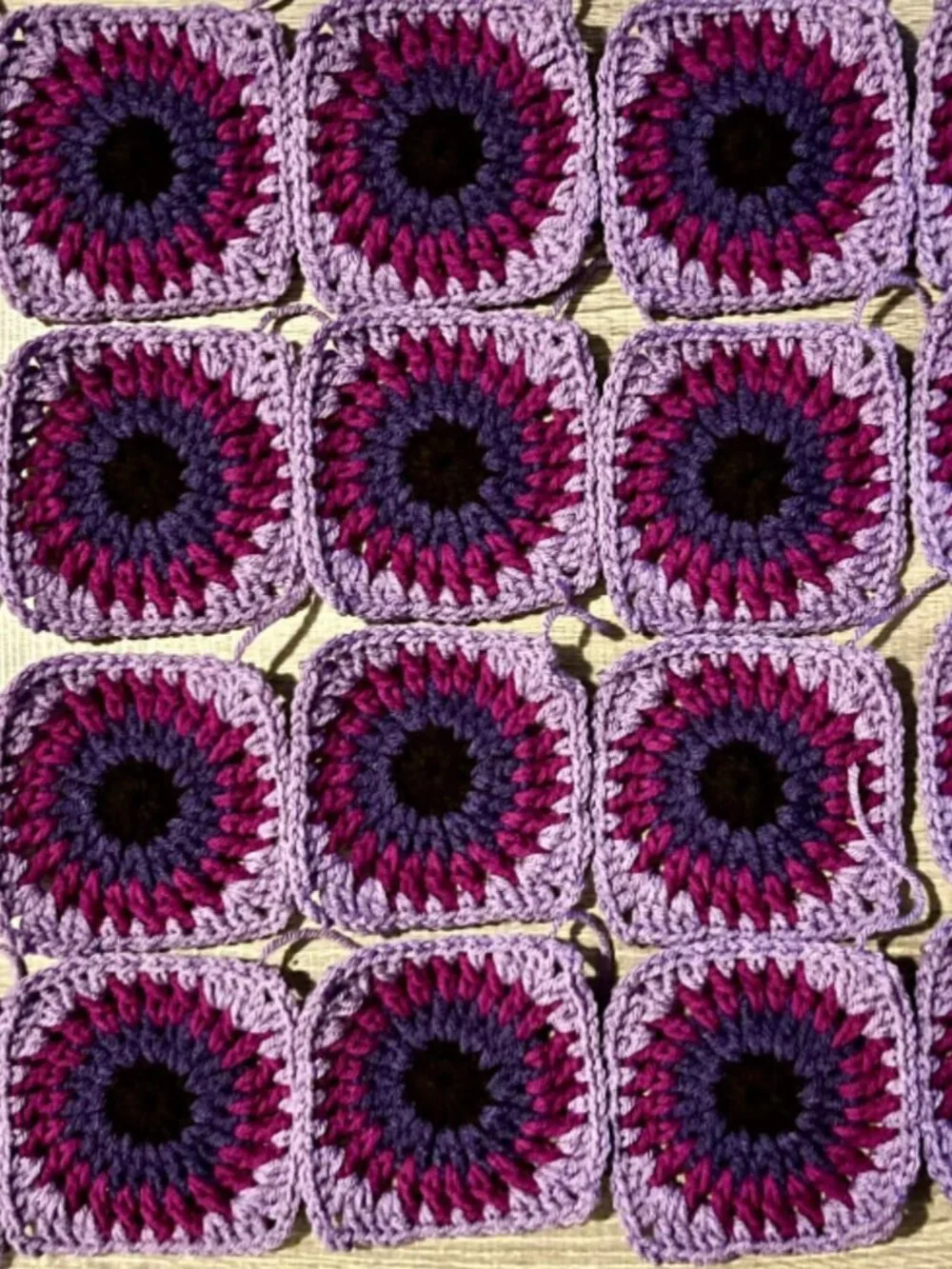 20 Handmade Starburst Squares - Lavender Meadow DIY Fashion & Home